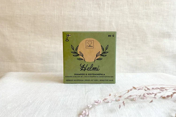 Helmi All-in-One Shampoo & Balsambar Naturlig hårvård från den nordiska naturen