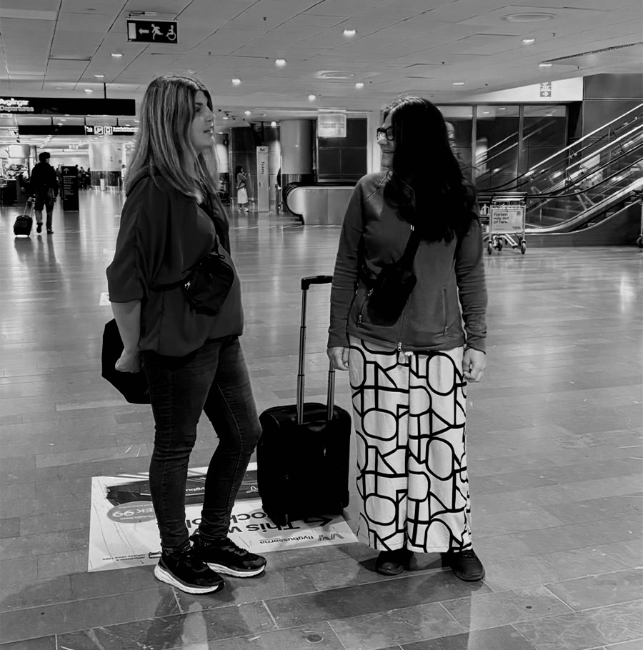 Crossbody bag, för värdesaker, mörkblå