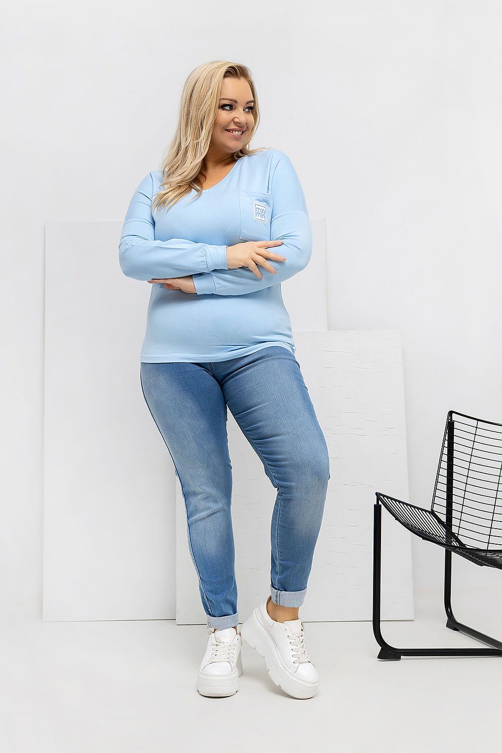 Plus size blouse model 223936 Relevance 
